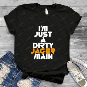 I Main Jager Rainbow Six Siege White Text - Gift Idea Shirt For Men Tee For Women Classic Retro Vintage Graphic T-Shirt