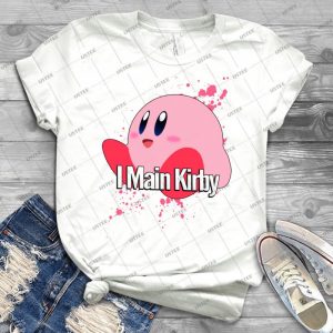 I Main Kirby-Super Smash Bros- - Gift Idea Shirt For Men Tee For Women Classic Retro Vintage Graphic T-Shirt