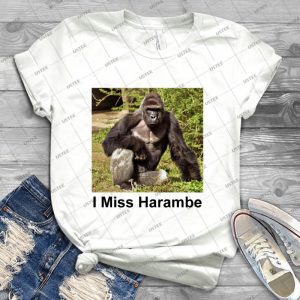I Miss Harambe - Best Unisex Trending Handmade T-shirt Gift Idea For Men T-shirt For Woman