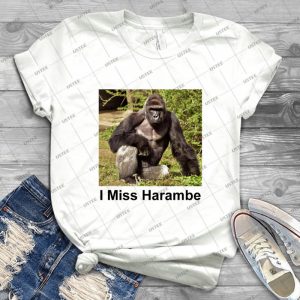 I Miss Harambe - Gift Idea Shirt For Men Tee For Women Classic Retro Vintage Graphic T-Shirt