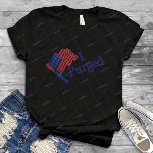 I Purged 7 - Vintage Men's Shirt Tshirt For Women Classic Handmade Shirt Retro Graphic Tee