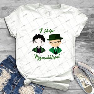 I Ship Nygmobblepot - Vintage Men's Shirt Tshirt For Women Classic Handmade Shirt Retro Graphic Tee