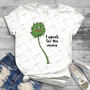 I Speak For The Memes - Vintage Men's Shirt Tshirt For Women Classic Handmade Shirt Retro Graphic Tee