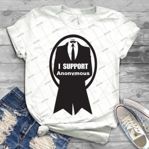 I Support Anonymous 50 - Best Unisex Trending Handmade T-shirt Gift Idea For Men T-shirt For Woman