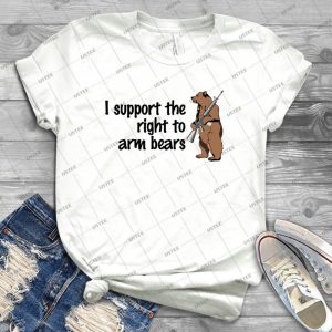 I Support The Right To Arm Bears 57 - Gift Idea Shirt For Men Tee For Women Classic Retro Vintage Graphic T-Shirt