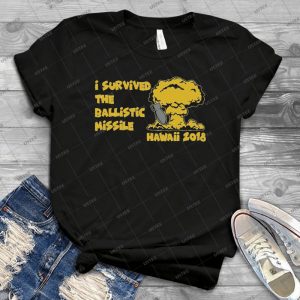 I Survived The Ballistic Missile - Gift Idea Shirt For Men Tee For Women Classic Retro Vintage Graphic T-Shirt