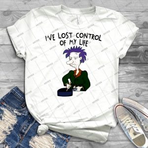 I Ve Lost Control Of My Life - Rugrats 12 - Vintage Men's Shirt Tshirt For Women Classic Handmade Shirt Retro Graphic Tee