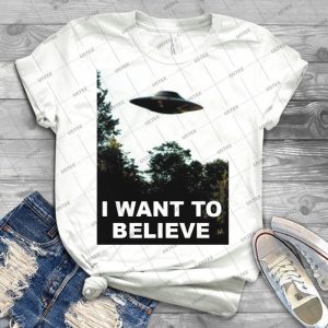 I Want To Believe 70 - Vintage Men's Shirt Tshirt For Women Classic Handmade Shirt Retro Graphic Tee