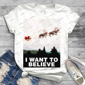I Want To Believe, X-Files Spoof - Best Unisex Trending Handmade T-shirt Gift Idea For Men T-shirt For Woman