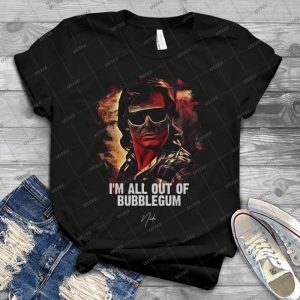 Iã¢â€â™m All Out Of Bubblegum - Nada - They Live 48 - Vintage Men's Shirt Tshirt For Women Classic Handmade Shirt Retro Graphic Tee