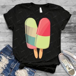 Ice Cream 005 15 - Vintage Men's Shirt Tshirt For Women Classic Handmade Shirt Retro Graphic Tee