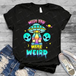 Ich Wă¼nschte, Du Wă¤rst Seltsam 22 - Vintage Men's Shirt Tshirt For Women Classic Handmade Shirt Retro Graphic Tee