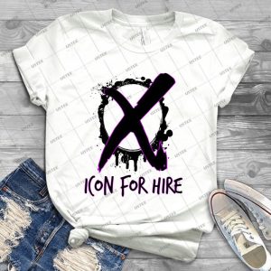 Icon For Hire Xo Black Text - Best Unisex Trending Handmade T-shirt Gift Idea For Men T-shirt For Woman
