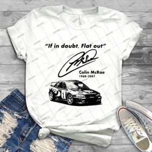 If In Doubt, Flat Out - With Subaru - - Vintage Men's Shirt Tshirt For Women Classic Handmade Shirt Retro Graphic Tee