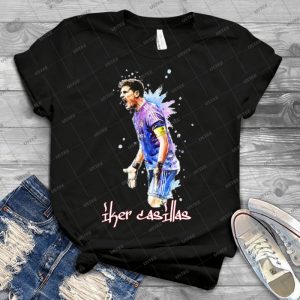 Iker Casillas - 1 - Real Madrid 92 - Trending Shirt For Women Vintage Retro Tee For Men Kid's T-Shirt Handmade Shirt
