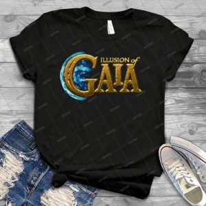 Illusion Of Gaia - Snes - Title Screen - Best Unisex Trending Handmade T-shirt Gift Idea For Men T-shirt For Woman