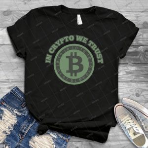 In Crypto We Trust - Basic - - Gift Idea Shirt For Men Tee For Women Classic Retro Vintage Graphic T-Shirt