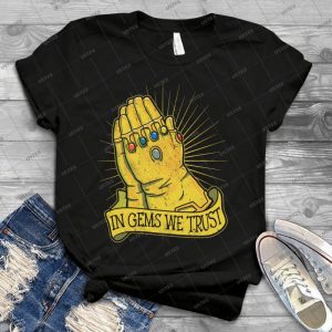 In Gems We Trust - Best Unisex Trending Handmade T-shirt Gift Idea For Men T-shirt For Woman