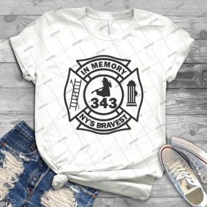 In Memory Of Ny 343 Style Blk - Gift Idea Shirt For Men Tee For Women Classic Retro Vintage Graphic T-Shirt