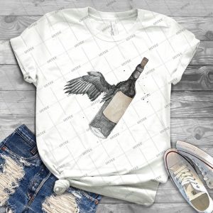 In Vino Veritas 27 - Vintage Men's Shirt Tshirt For Women Classic Handmade Shirt Retro Graphic Tee