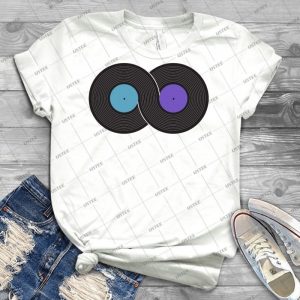 Infinite Music 67 - Vintage Men's Shirt Tshirt For Women Classic Handmade Shirt Retro Graphic Tee