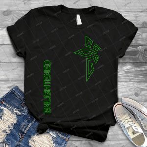 Ingress Enlightened With Text 3 - Vintage Men's Shirt Tshirt For Women Classic Handmade Shirt Retro Graphic Tee