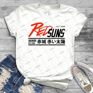 Initial D - Redsuns Tee - Black - 62 - Gift Idea Shirt For Men Tee For Women Classic Retro Vintage Graphic T-Shirt