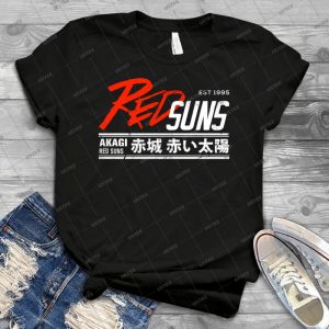 Initial D - Redsuns Tee - White - 40 - Gift Idea Shirt For Men Tee For Women Classic Retro Vintage Graphic T-Shirt