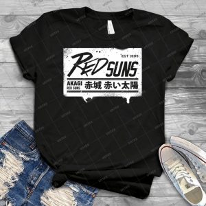 Initial D - Redsuns Tee - White Box - 98 - Gift Idea Shirt For Men Tee For Women Classic Retro Vintage Graphic T-Shirt
