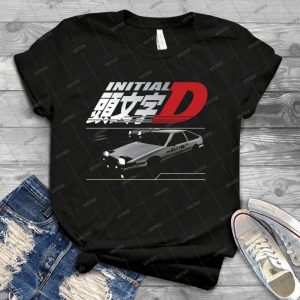 Initial D - Trending Shirt For Women Vintage Retro Tee For Men Kid's T-Shirt Handmade Shirt