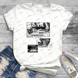 Initial D Manga Print - Best Unisex Trending Handmade T-shirt Gift Idea For Men T-shirt For Woman