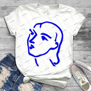 Ink Sketch 12 - Vintage Men's Shirt Tshirt For Women Classic Handmade Shirt Retro Graphic Tee