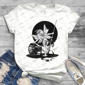 Inkling Ii 7 - Vintage Men's Shirt Tshirt For Women Classic Handmade Shirt Retro Graphic Tee