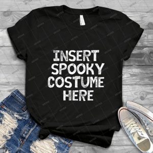 Insert Spooky Costume Here - Gift Idea Shirt For Men Tee For Women Classic Retro Vintage Graphic T-Shirt