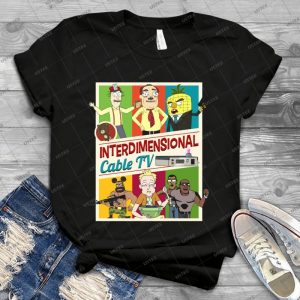 Interdimensional Cable Tv - Vintage Men's Shirt Tshirt For Women Classic Handmade Shirt Retro Graphic Tee