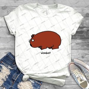 Interested Wombat 78 - Vintage Men's Shirt Tshirt For Women Classic Handmade Shirt Retro Graphic Tee