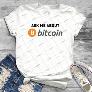 Interroge-Moi Sur Bitcoin - Gift Idea Shirt For Men Tee For Women Classic Retro Vintage Graphic T-Shirt