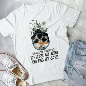 Into The Forest I Go To Lose My Mind And Find My Soul Skull Earth Art Handmade Shirt