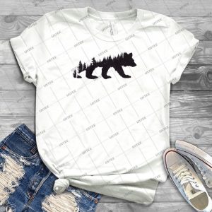 Into The Woods - Vintage Men's Shirt Tshirt For Women Classic Handmade Shirt Retro Graphic Tee