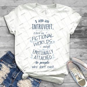 Introvert, Fictional Worlds, Fictional Characters - Best Unisex Trending Handmade T-shirt Gift Idea For Men T-shirt For Woman