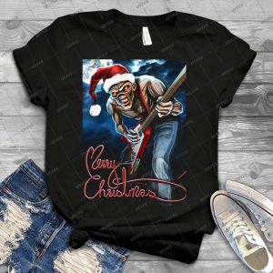 Iron Maiden Christmas Metal Bongkok - Best Unisex Trending Handmade T-shirt Gift Idea For Men T-shirt For Woman