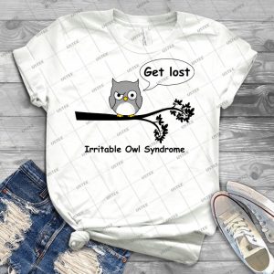 Irritable Owl Syndrome - Best Unisex Trending Handmade T-shirt Gift Idea For Men T-shirt For Woman