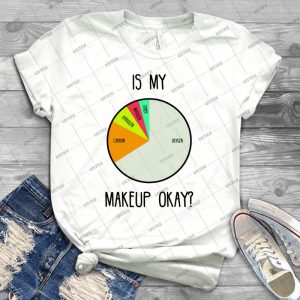 Is My Makeup Okay - Vintage Men's Shirt Tshirt For Women Classic Handmade Shirt Retro Graphic Tee