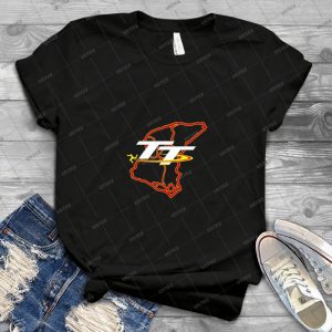 Isle Of Man Tt Mountain Course Map - Gift Idea Shirt For Men Tee For Women Classic Retro Vintage Graphic T-Shirt