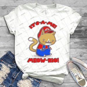 It S-A-Me Meow-Rio - Text Ver- - 18 - Trending Shirt For Women Vintage Retro Tee For Men Kid's T-Shirt Handmade Shirt