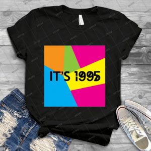 It S 1995 - Vintage Men's Shirt Tshirt For Women Classic Handmade Shirt Retro Graphic Tee
