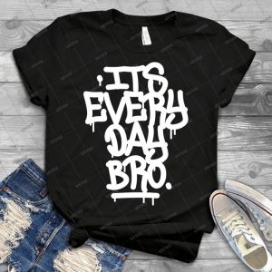 It S Everyday Bro Jake Paul Team 10 T-Shirt - Gift Idea Shirt For Men Tee For Women Classic Retro Vintage Graphic T-Shirt