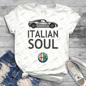 Italian Soul - Minus Arob Logo - - Vintage Men's Shirt Tshirt For Women Classic Handmade Shirt Retro Graphic Tee