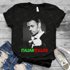 Italian Stallion - Rocco Siffredi 74 - Best Unisex Trending Handmade T-shirt Gift Idea For Men T-shirt For Woman