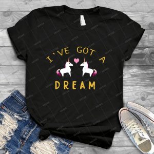 Ive Got A Dream - Vintage Men's Shirt Tshirt For Women Classic Handmade Shirt Retro Graphic Tee